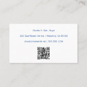Minimaler QR-Code für Museumsmitte Visitenkarte (Rückseite)