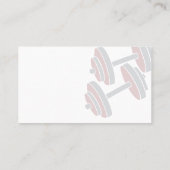 Minimaler QR-Code für persönliche Nachricht Red Ac Visitenkarte (Rückseite)