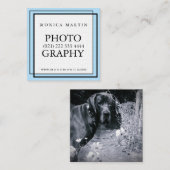 Minimaler Retro-Stil Quadratische Visitenkarte (Vorne/Hinten)