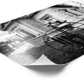 Minimaler Rostdruck Fotodruck (Ecke)