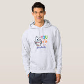 Minimaler sarkastischer Spruch Hoodie (Vorne ganz)