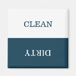 Minimaler sauberer Geschirrspüler Schild Magnet