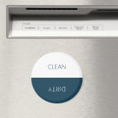 Minimaler sauberer Geschirrspüler Schild Magnet (In Situ (Geschirrspüler))