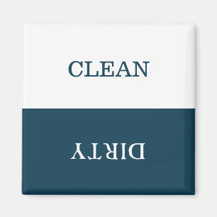 Minimaler sauberer Geschirrspüler Zeichenmagnet Magnet