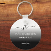 Minimaler Schlüsselanhänger für Business-Logos (Vorderseite)