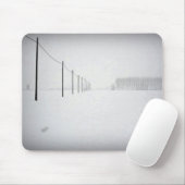 Minimaler Schneemuseepad Mousepad (Mit Mouse)