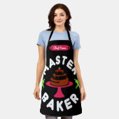 Minimaler Schokoladenkuchen Schürze (Getragen)