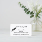 Minimaler Schriftsteller, Rechtsanwalt, Lehrer, Le Visitenkarte (Stehend Vorderseite)