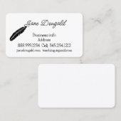 Minimaler Schriftsteller, Rechtsanwalt, Lehrer, Le Visitenkarte (Vorne/Hinten)