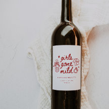 Minimaler Schriftzug Girls Gone Mild Junggesellinn