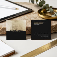 Minimaler schwarz schick goldbelag eleganter Farbb