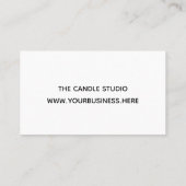 Minimaler Schwarz-weißer QR-Code für kleine Untern Rabattkarte (Rückseite)