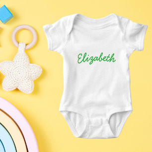 Minimaler Script-Individuelle Name Baby Strampler