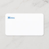 Minimaler Seamstress Visitenkarte (Rückseite)