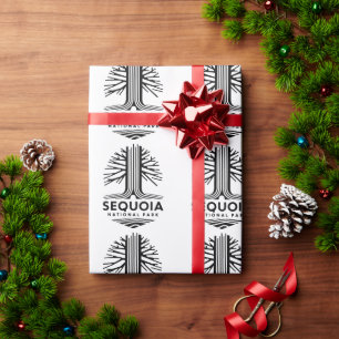 Minimaler Sequoia-Nationalpark Geschenkpapier