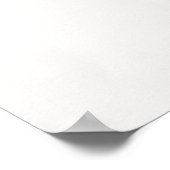 Minimaler silberner Pfauenfeder-Fallposter Poster (Ecke)