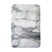 minimaler skandinavischer, moderner, chic-grauer M Badematte (Vorderseite Vertikal)