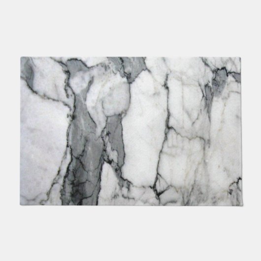 minimaler skandinavischer, moderner, chic-grauer M Fußmatte (Vorderseite)