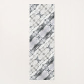 minimaler skandinavischer, moderner, chic-grauer M Yogamatte (Rückseite)