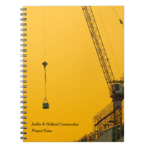 Minimaler Sonnenuntergang Notizblock