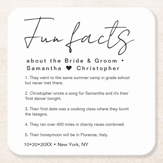 Minimaler Spaß bei Brautbummernehmung Rechteckiger Pappuntersetzer (Vorderseite)