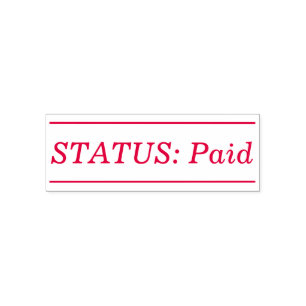 Minimaler "STATUS: Bezahlung" Briefmarke aus Kauts Permastempel