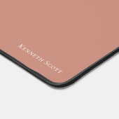 Minimaler Stil des individuellen Namens Schreibtischunterlage (Ecke)