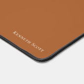 Minimaler Stil des individuellen Namens Schreibtischunterlage (Ecke)