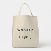 Minimaler Stil Wander Light Alltag Tote Tasche (Rückseite)