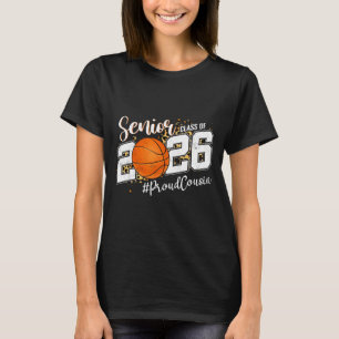 Minimaler stolzer Cousin 2026 Senior Basketball T-Shirt