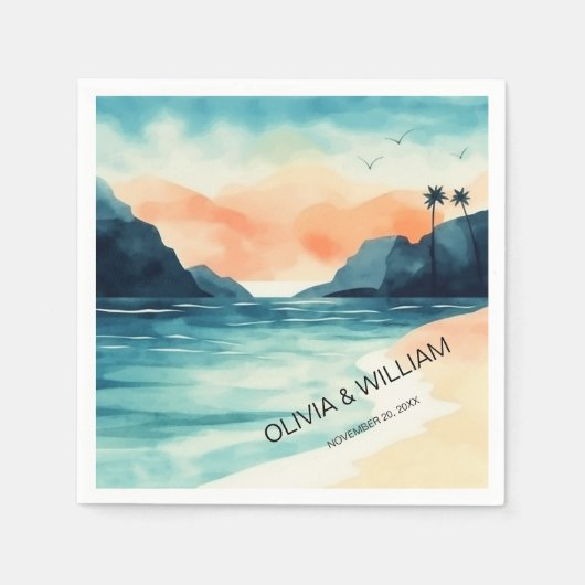 Minimaler Strand Serviette (Vorderseite)