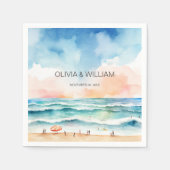 Minimaler Strand Serviette (Vorderseite)