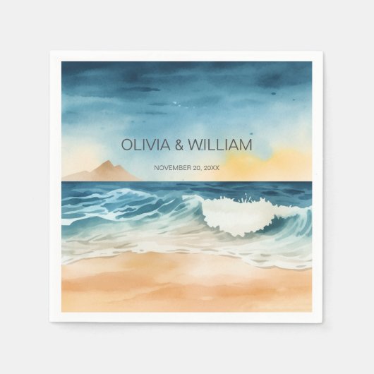 Minimaler Strand Serviette (Vorderseite)