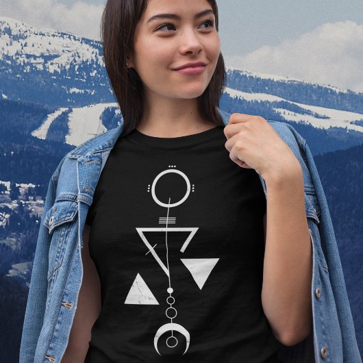 Minimaler Tattoo-Entwurf T-Shirt