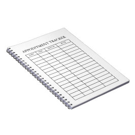 Minimaler Termintracker Notizblock