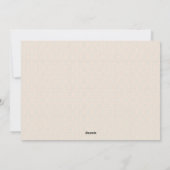 Minimaler Text frohe Weihnachten Foto Grußkarte (Rückseite)