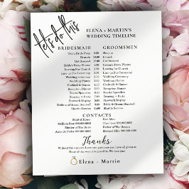 Minimaler Text-Script-Hochzeitstag