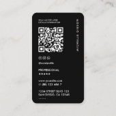 Minimaler Transport Taxi Führer Tour Guide Telefonnummerkarte (Rückseite)