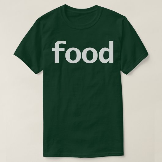 Minimaler Typografie - Weißer Text T-Shirt (Design vorne)