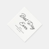Minimaler und eleganter Tag | Hochzeit von Napkins Serviette (Ecke)