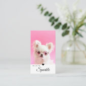 Minimaler und moderner Single Foto QR Code Visitenkarte (Stehend Vorderseite)