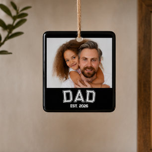 Minimaler Vater Errichtet Jahr Neuer Vater Foto Keramikornament