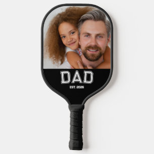 Minimaler Vater Gründungsjahr Neuer Vater Foto Pickleball Schläger