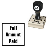 Minimaler "Vollzahlungsbetrag" Briefmarke aus Kaut Gummistempel (Stempel)