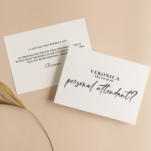 Minimaler Vorschlag für Schwarz-weiße persönliche