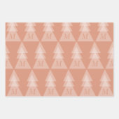 Minimaler Weihnachtsbaum Geschenkpapier Set (Vorderseite 2)