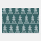 Minimaler Weihnachtsbaum Geschenkpapier Set (Vorderseite 2)