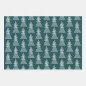 Minimaler Weihnachtsbaum Geschenkpapier Set (Vorderseite 2)