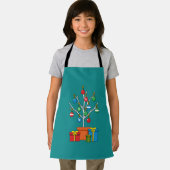 Minimaler Weihnachtsbaum mit Geschenken Schürze (Insitu)