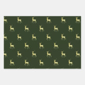 Minimaler Weihnachtsgoldschuh Geschenkpapier Set (Vorderseite 2)